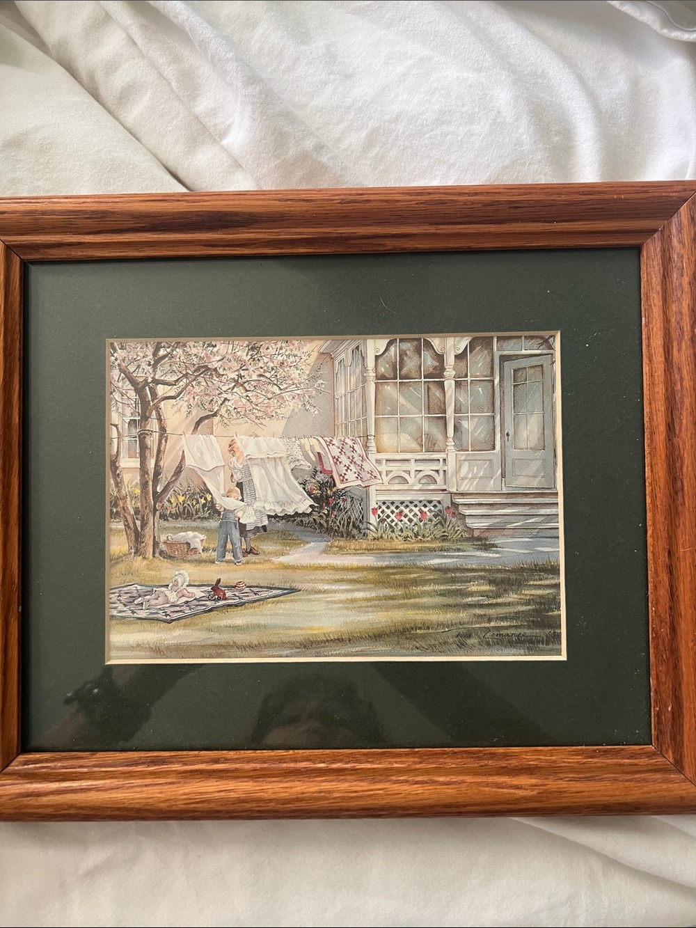 Vintage Trisha Romance "The Entertainer" Framed Art Print